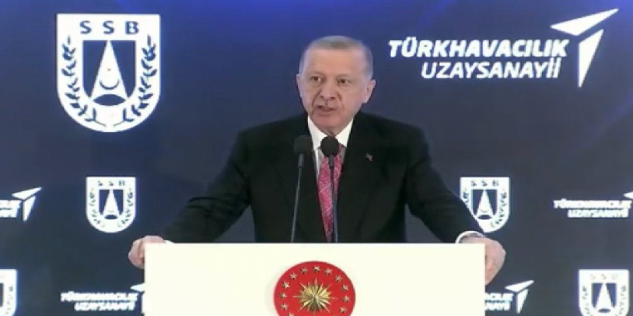 Erdoğan: 'Artık çıtayı daha yukarıya çıkararak geleceğin harp ortamına ülkemizi hazırlıyoruz'