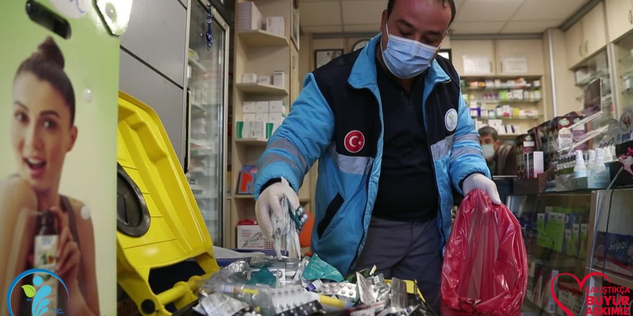 50 günde 1 ton atık ilaç toplandı
