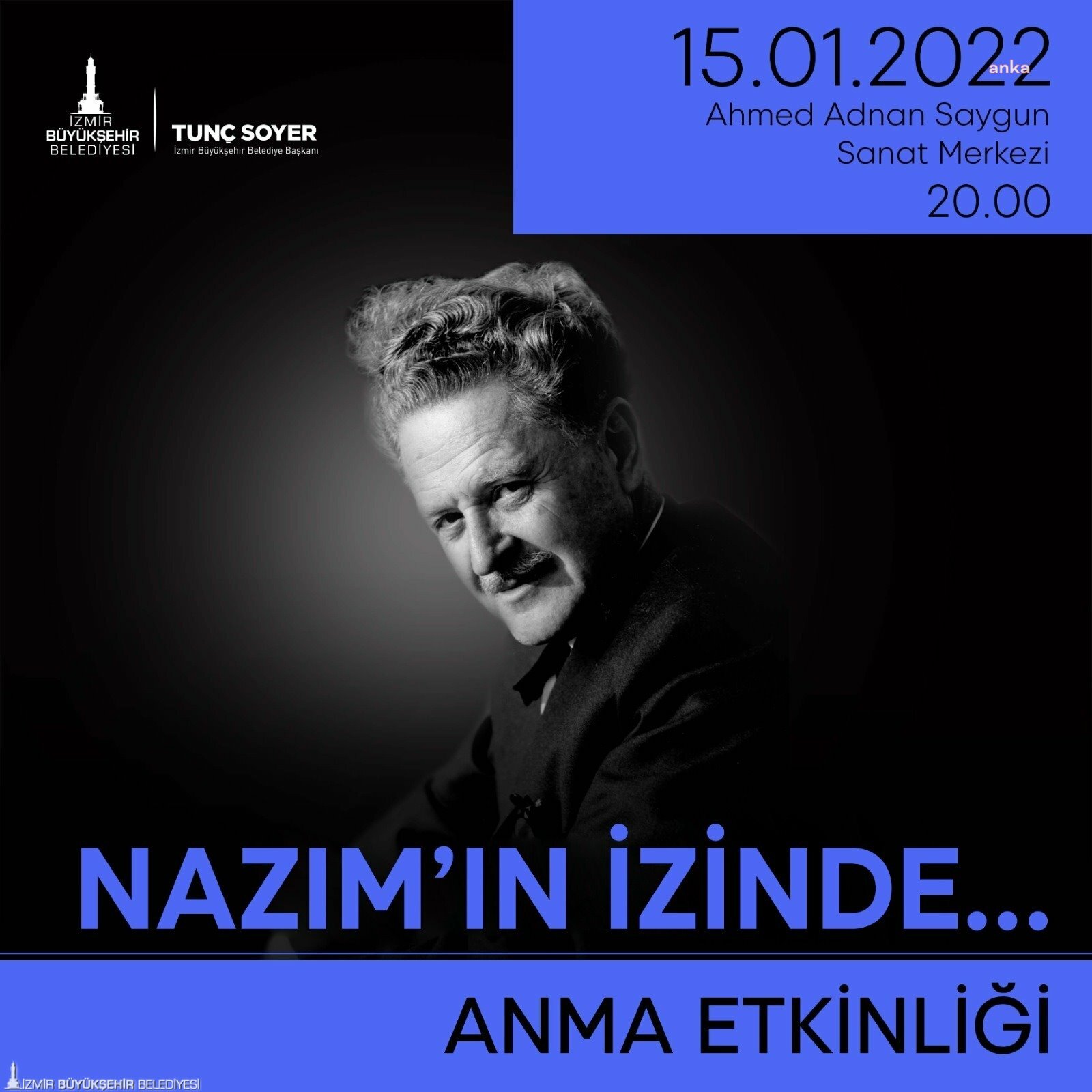 Nazım Hikmet yaş gününde İzmir'de anılacak