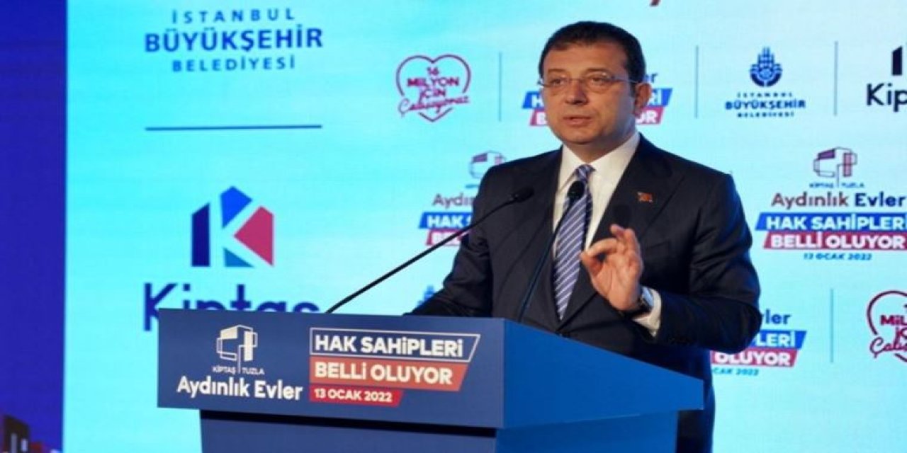 Ekrem İmamoğlu, "O türbülans kendilerine zarar verecek" dedi ve ekledi: "Bize köstek değil, destek olsunlar"