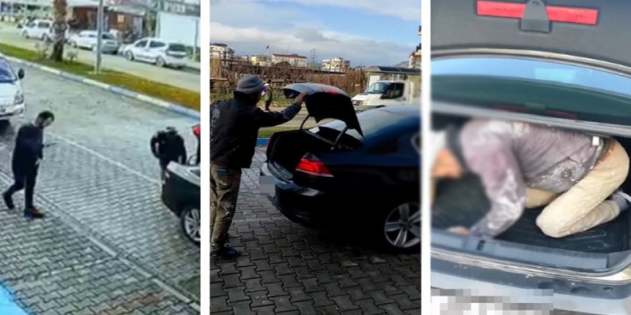 Patron, işçiyi arabası kirlenmesin diye bagajda taşıdı