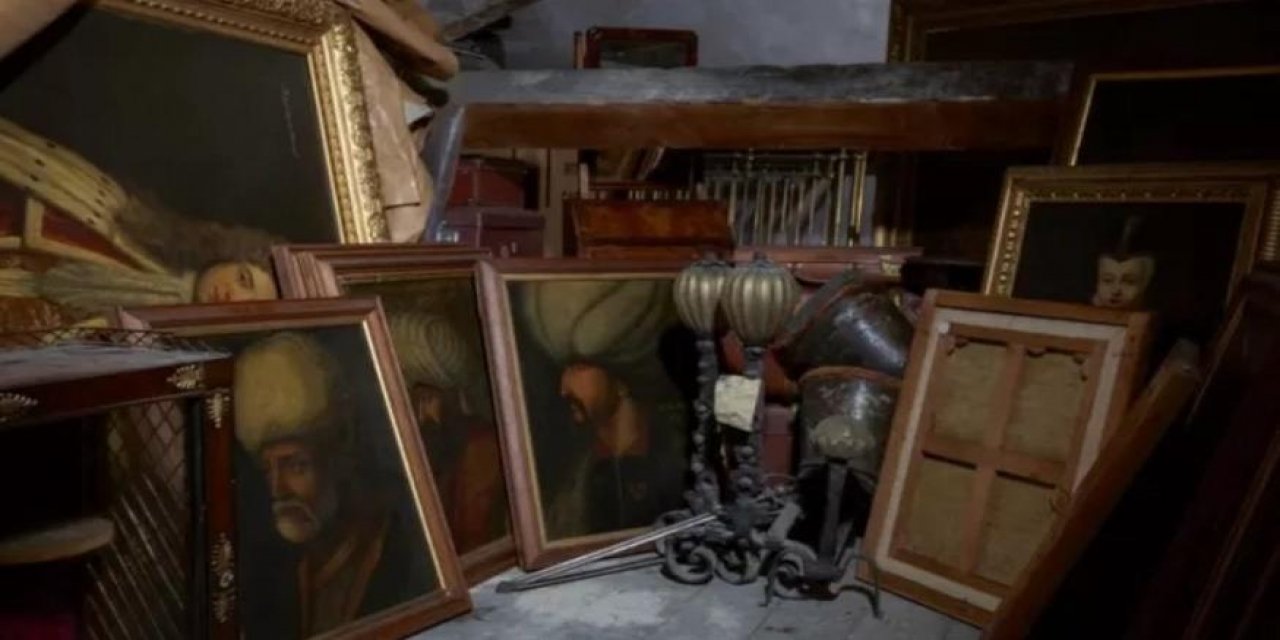 İskoçya’daki bir çatı katında Kanuni’nin tablosu bulundu