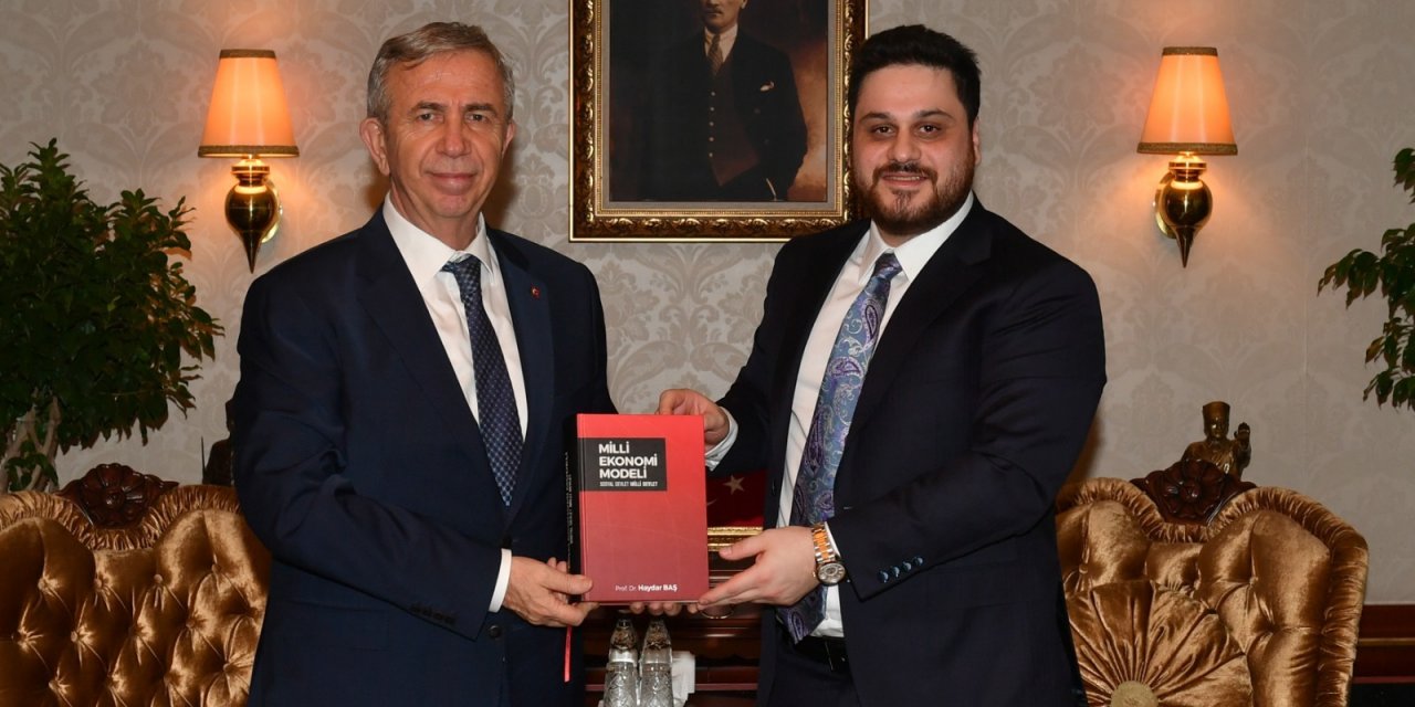 BTP Genel Başkanı Hüseyin Baş, Mansur Yavaş'ı ziyaret etti