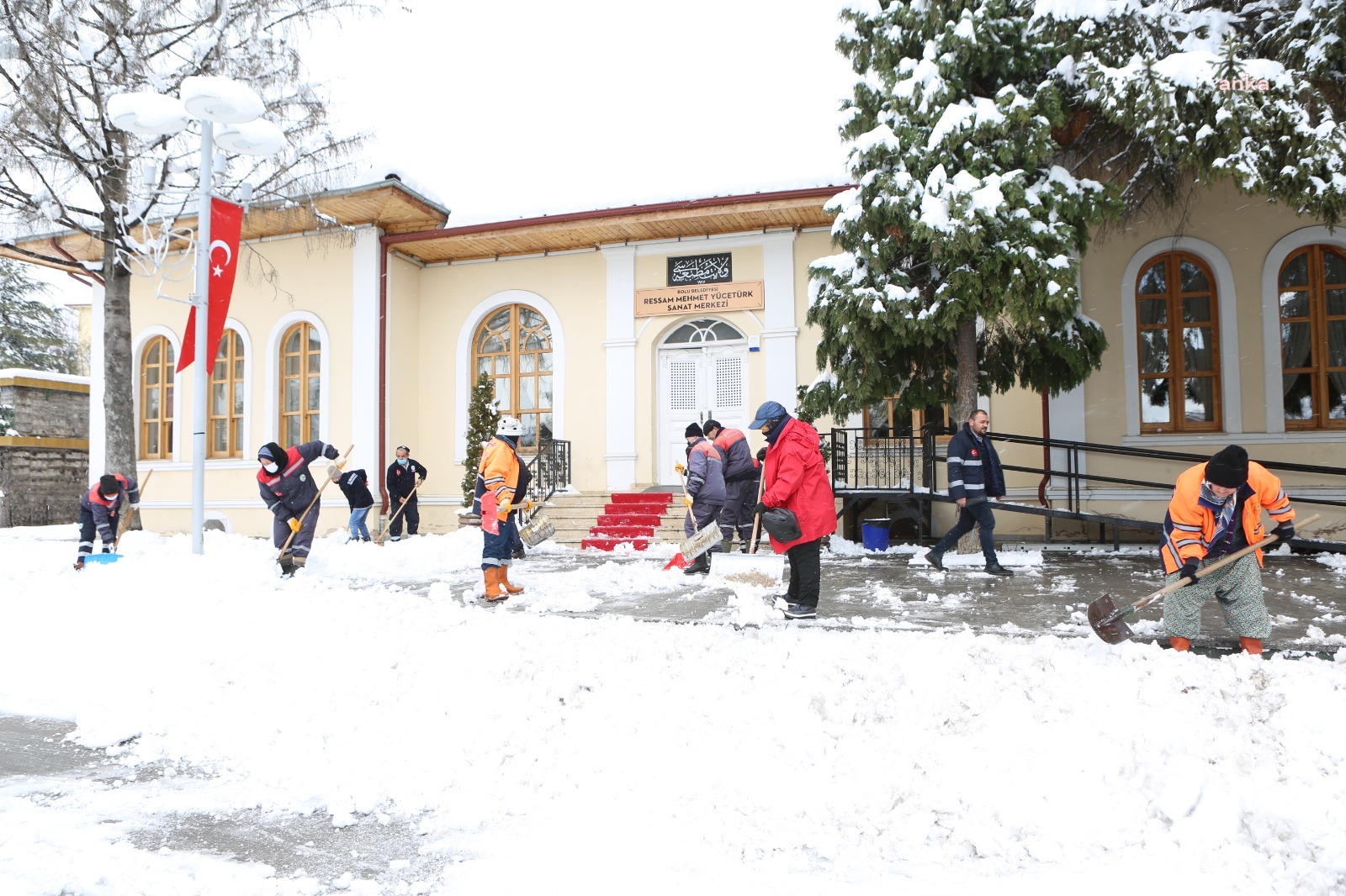 Bir kentte daha eğitime kar engeli