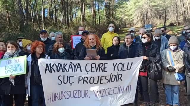 Akyaka çevre yolu projesine tepki: "Hukuksuz bir proje, derhal durdurun"