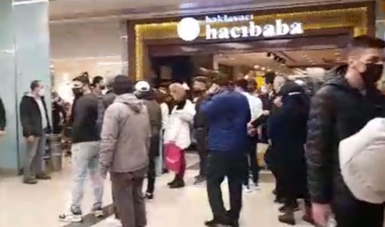 AVM savaş alanına döndü, kimse ne olduğunu anlamadı