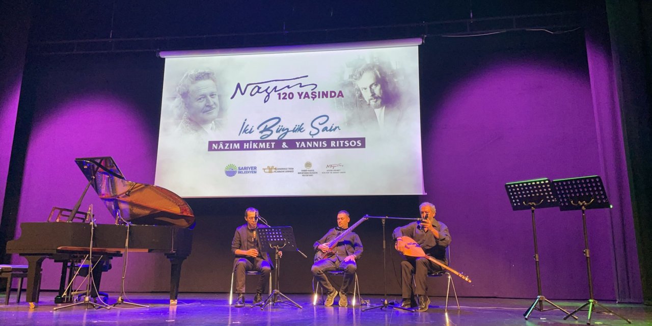 İki büyük şair Nazım Hikmet ve Yannis Ritsos İstanbul'da dostluk ve barış için anıldı