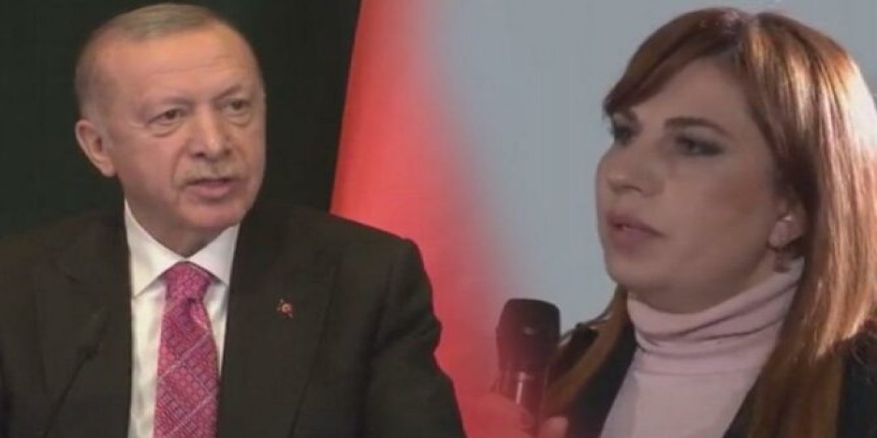 Erdoğan’dan gazeteciye: Bizi ters köşe yapmak istiyorsun galiba