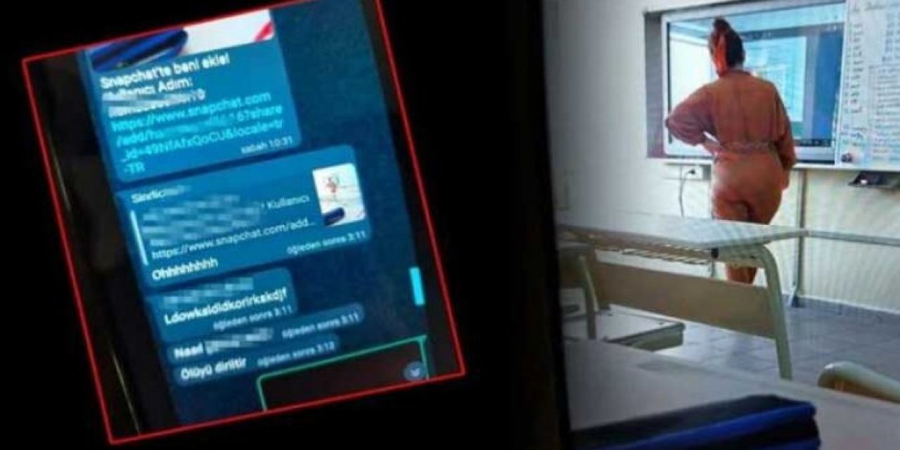 Lisede skandal taciz: Öğrenciler, öğretmenin gizlice fotoğrafını çekip...