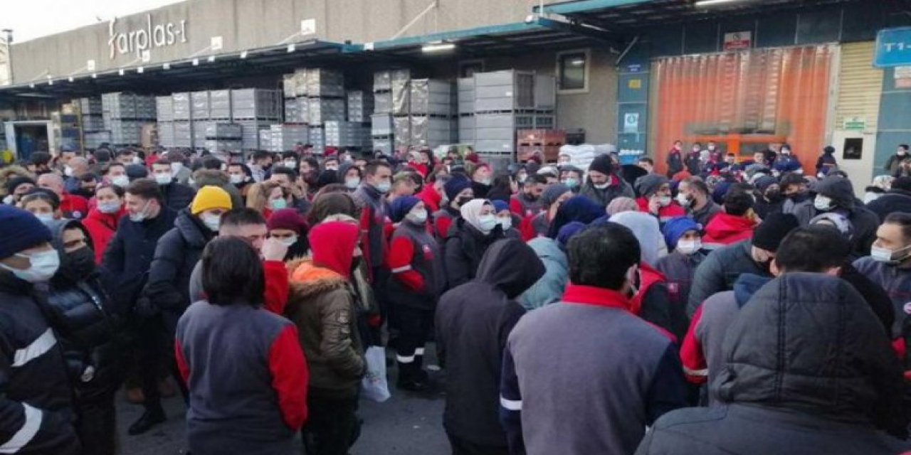 Farplas işçileri iş durdurdu: Bir hafta süre verdiler