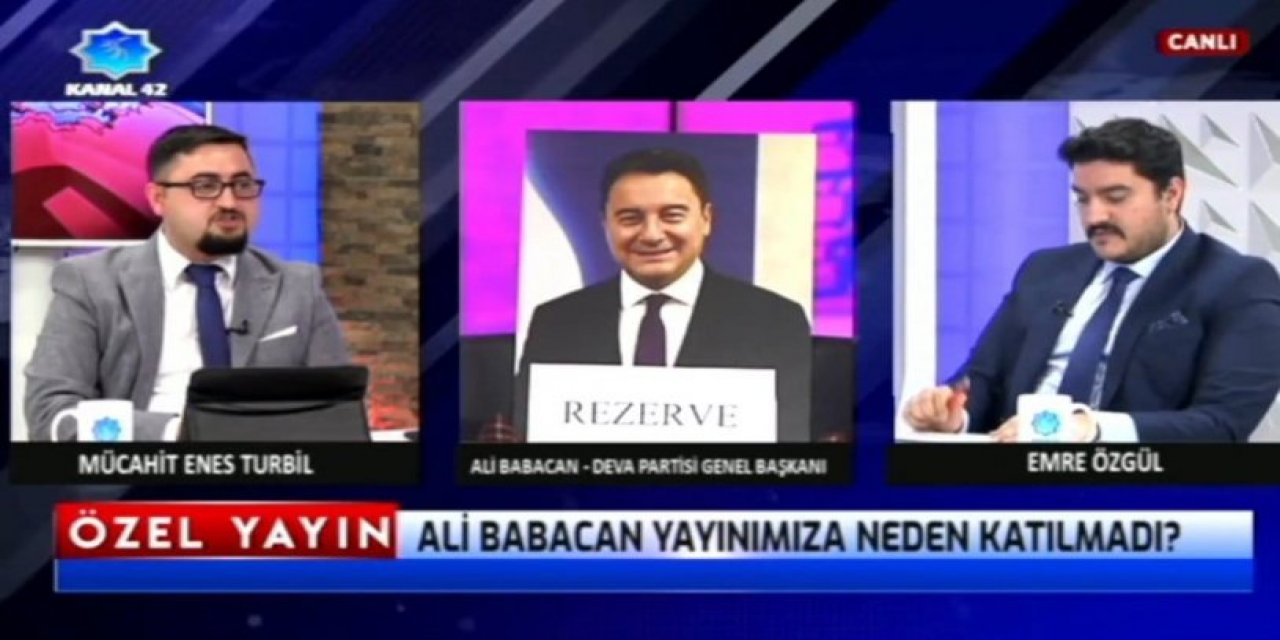 Ali Babacan yayına 5 saat kala programı iptal etti, gazeteciler böyle protesto etti