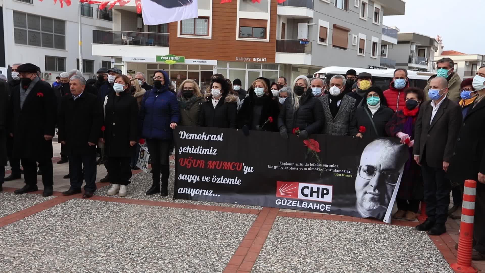 Uğur Mumcu Güzelbahçe'de anıldı