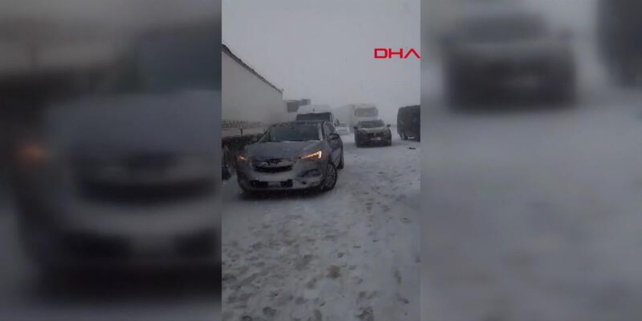Arnavutköy'de çok sayıda kaza meydana geldi: Yollar kapandı