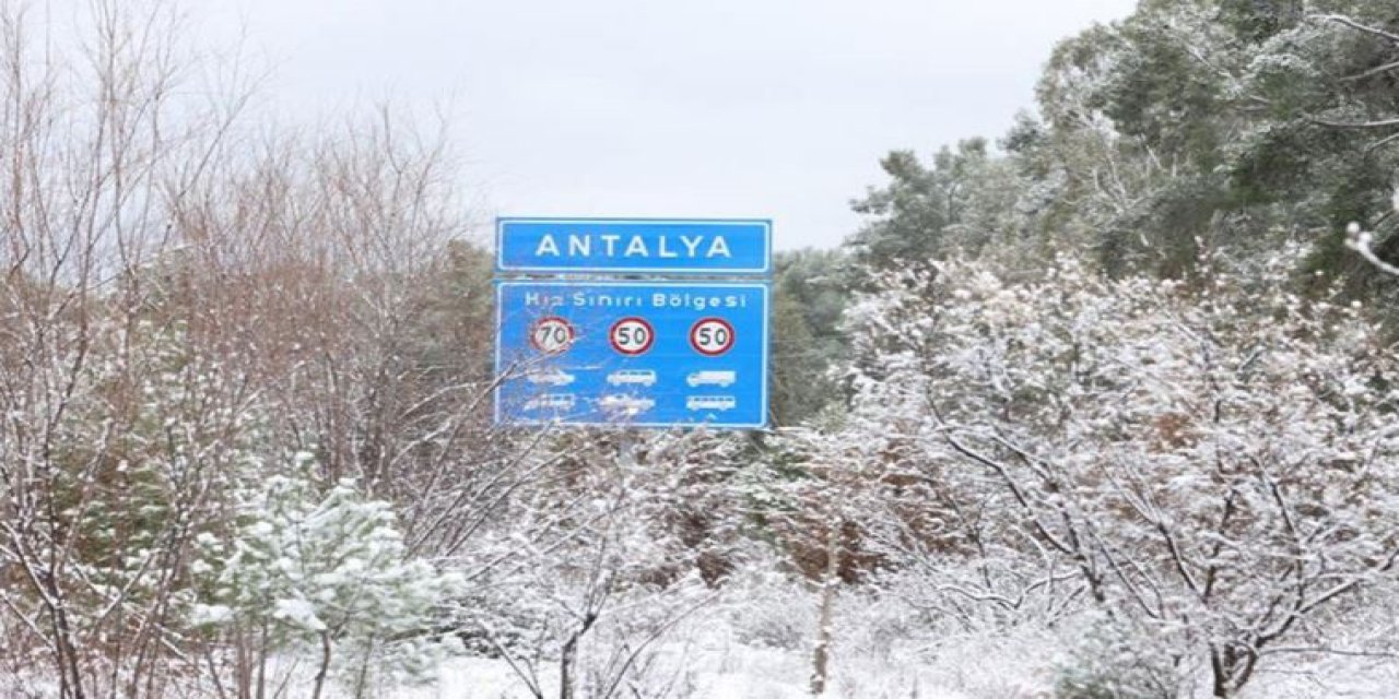 Meteoroloji müdürü uyardı: Antalya'da çığ riski