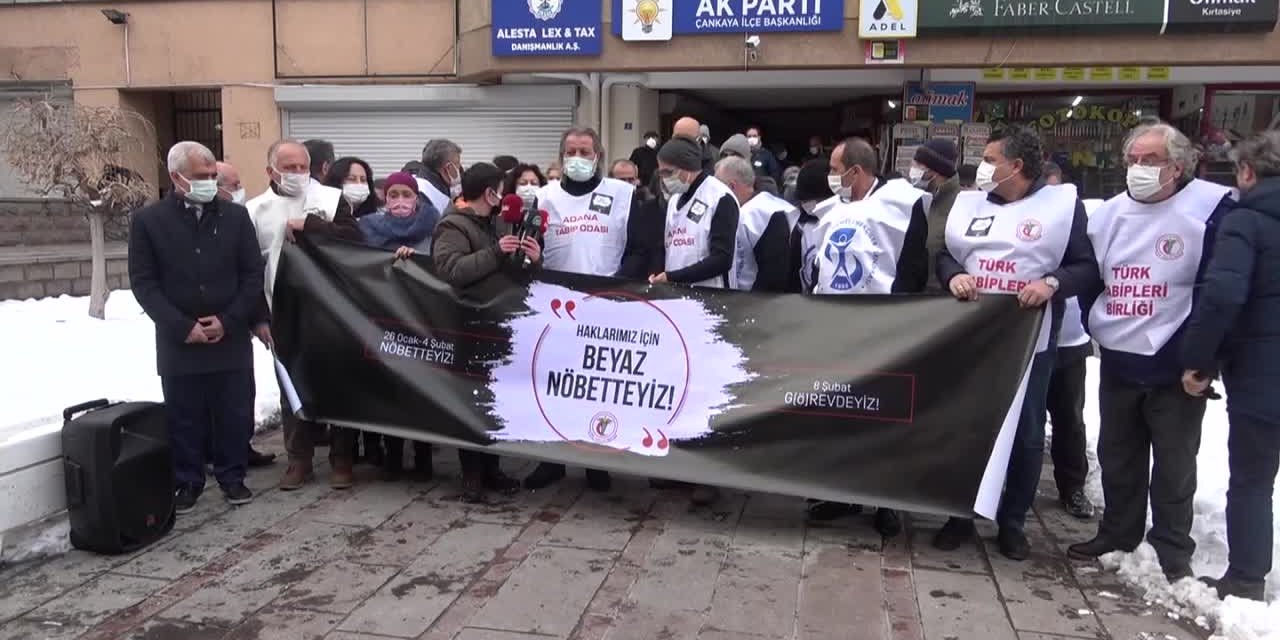 TTB "Beyaz Nöbey" başlattı: "Eğer sesimiz yankı bulmazsa gücümüzün olduğunu hatırlatırız"