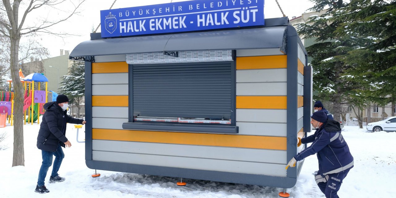 Eskişehir'de Halk Ekmek büfeleri yenileniyor
