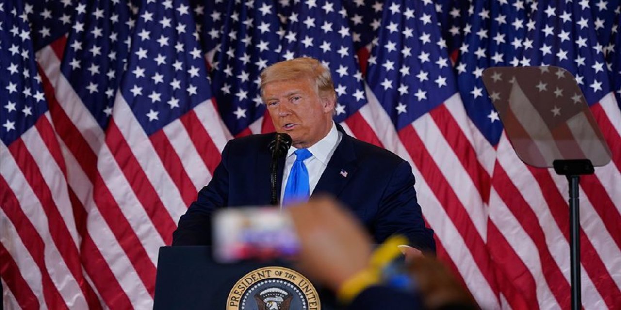 Biden'ın zaferini ilan etmesinin ardından Trump'tan ilk açıklama! "Bu seçim daha bitmedi"