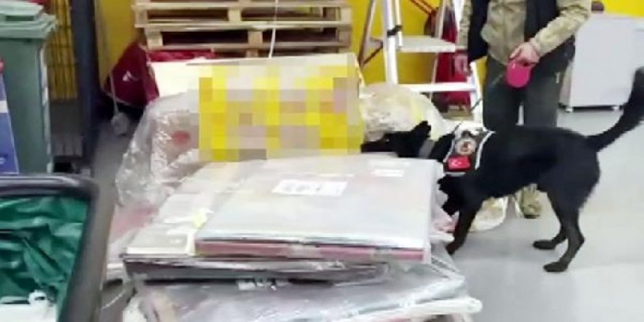 Bebek yatağı kargosundan kilolarca eroin çıktı