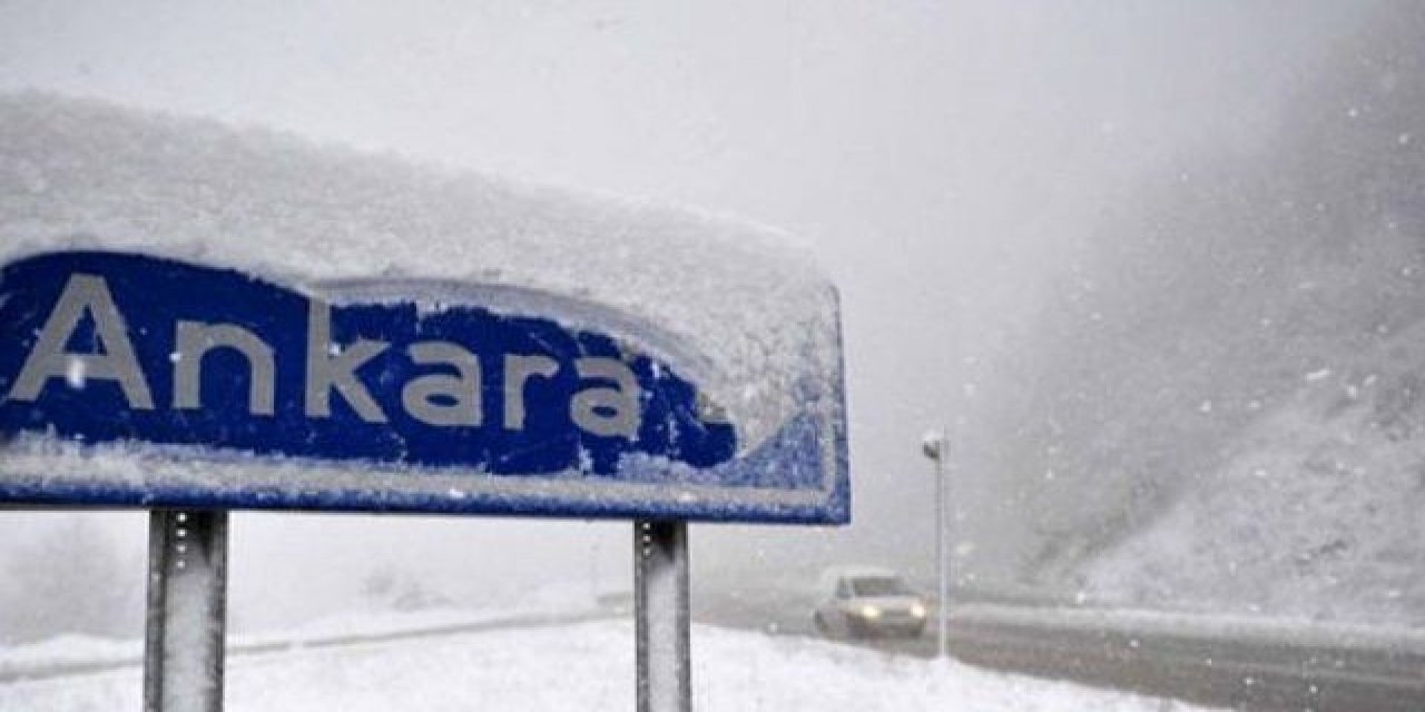 Meteoroloji ve valilikten Ankara için kar uyarısı