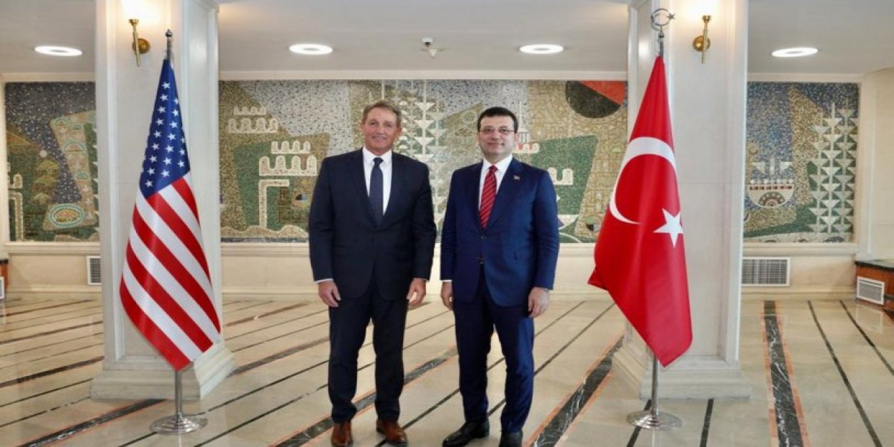 ABD Ankara Büyükelçisi Jeffry Lane Flake'den Ekrem İmamoğlu'na ziyaret