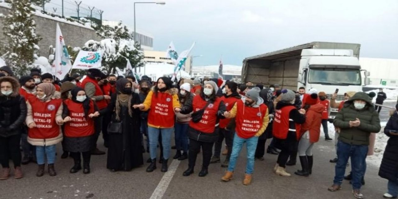 Farplas'ta işçiler ayakta