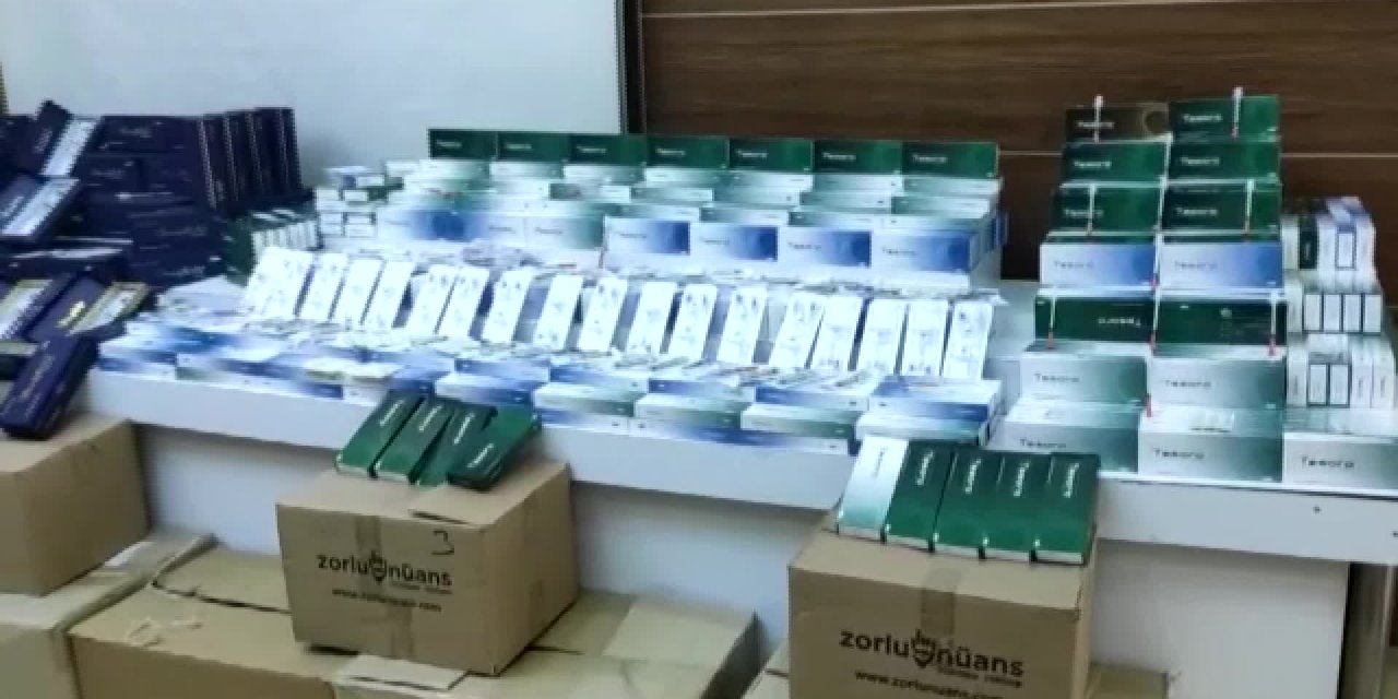 İstanbul'da 2 milyon lira değerinde sahte dolgu ve botoks malzemesi ele geçirildi
