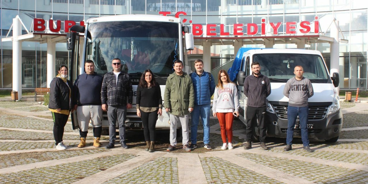 Burhaniye Belediyesi EMITT için yola çıktı