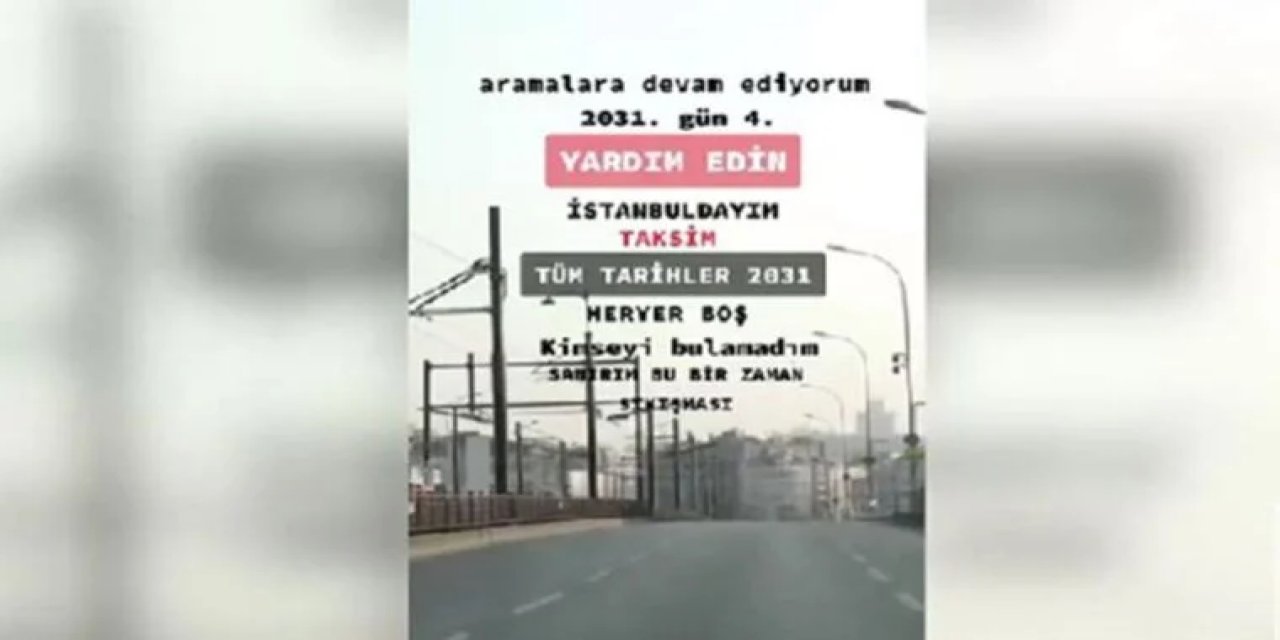 TikTok'ta '2031'den İstanbul videoları paylaştı