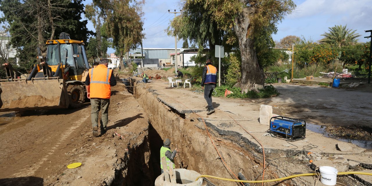 Bodrum'da kanalizasyon çalışmalarının yüzde 51'i tamamlandı