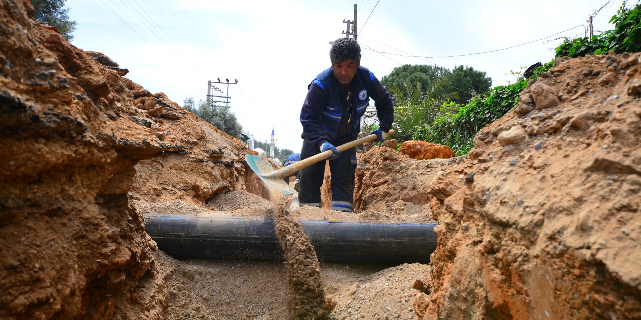 Muğla Büyükşehir, Datça İçme Suyu Projesi'nde ilk kazmayı vurdu