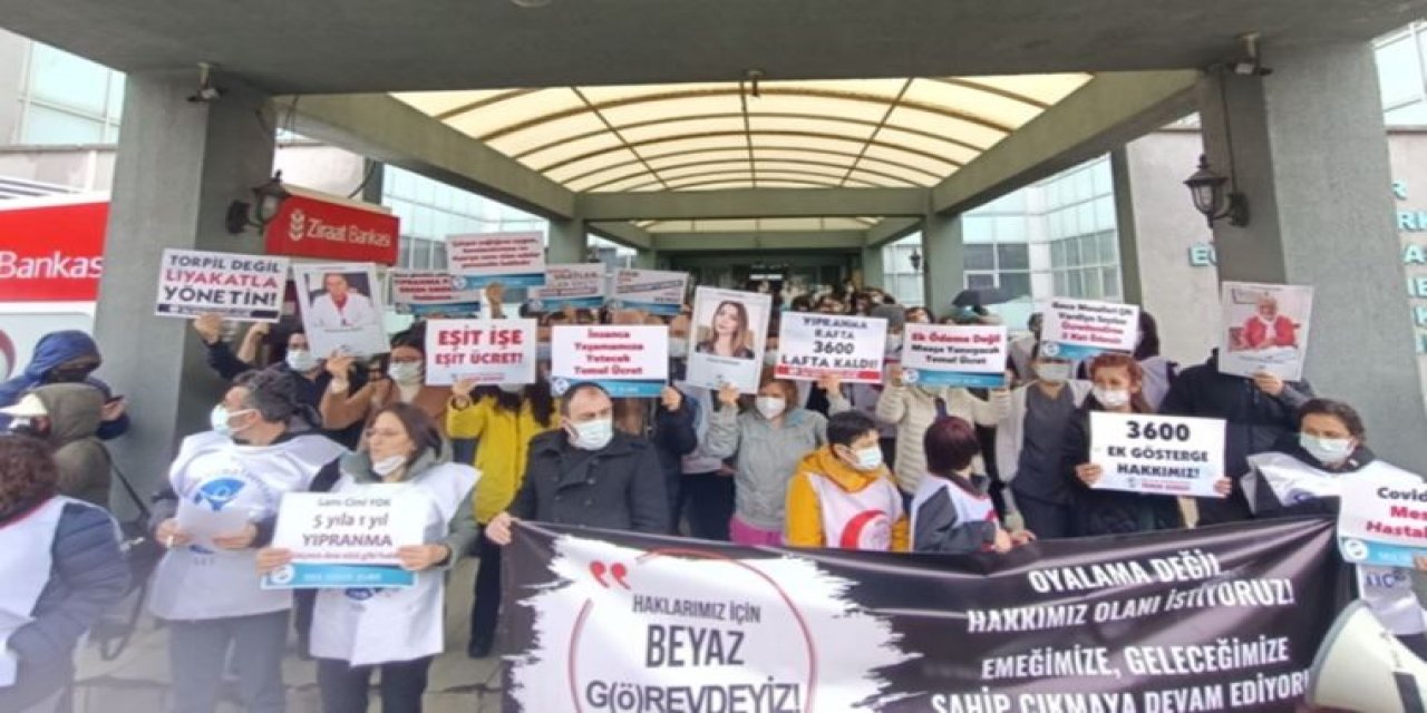 Sağlık emekçileri ülke genelinde iş bıraktı: Daha uzun süreli g(ö)reve hazırız!