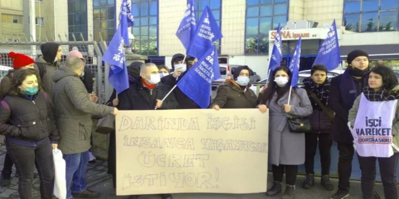 Zam isteyen Darinda Çorap emekçileri, işten atıldı