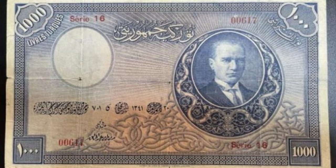 Türkiye'nin en değerli banknotu 800 bin liradan açık artırmayla satışa çıkıyor