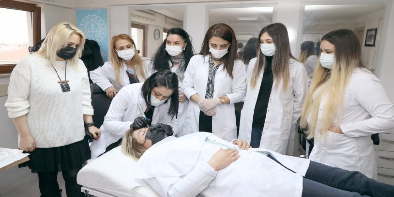 Çankaya Belediyesi'nin meslek kurslarına yoğun ilgi