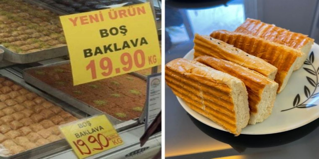 Boş baklavadan sonra şimdi de boş tost
