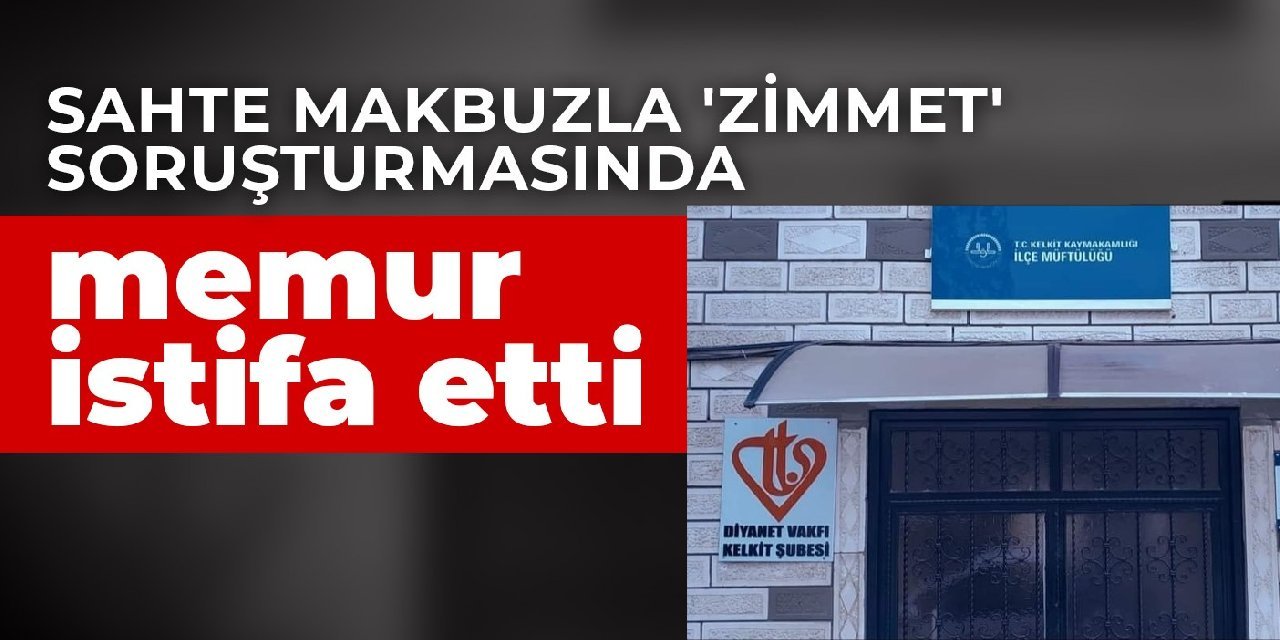 Sahte makbuzla 'zimmet' soruşturmasında memur istifa etti