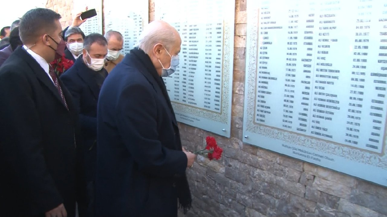 Bahçeli, Kızılcahamam'da il başkanları ile buluştu