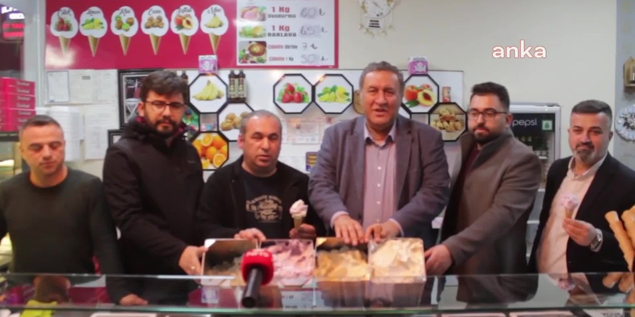 Niğde'de patatesten dondurma yapıldı