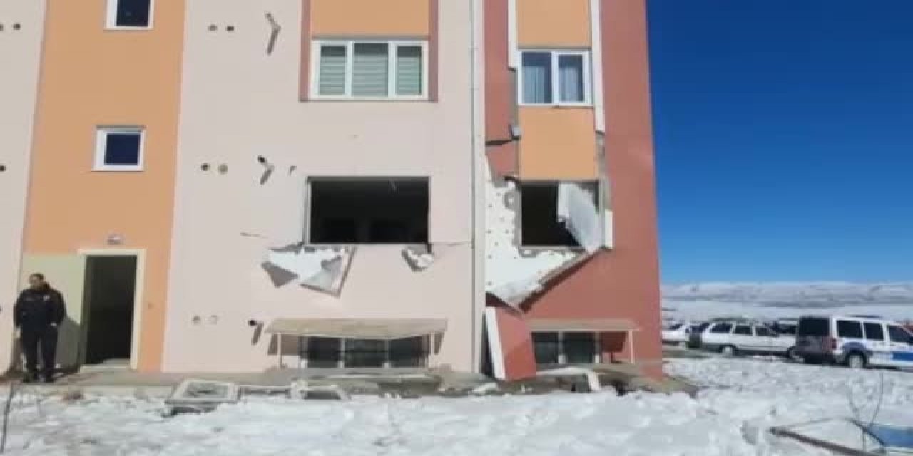 Niğde'de doğalgaz patlaması 2 yaralı