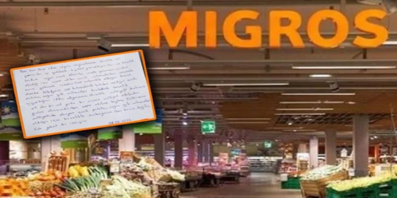 İşçinin mektubu gündem olmuştu: Migros'tan açıklama geldi