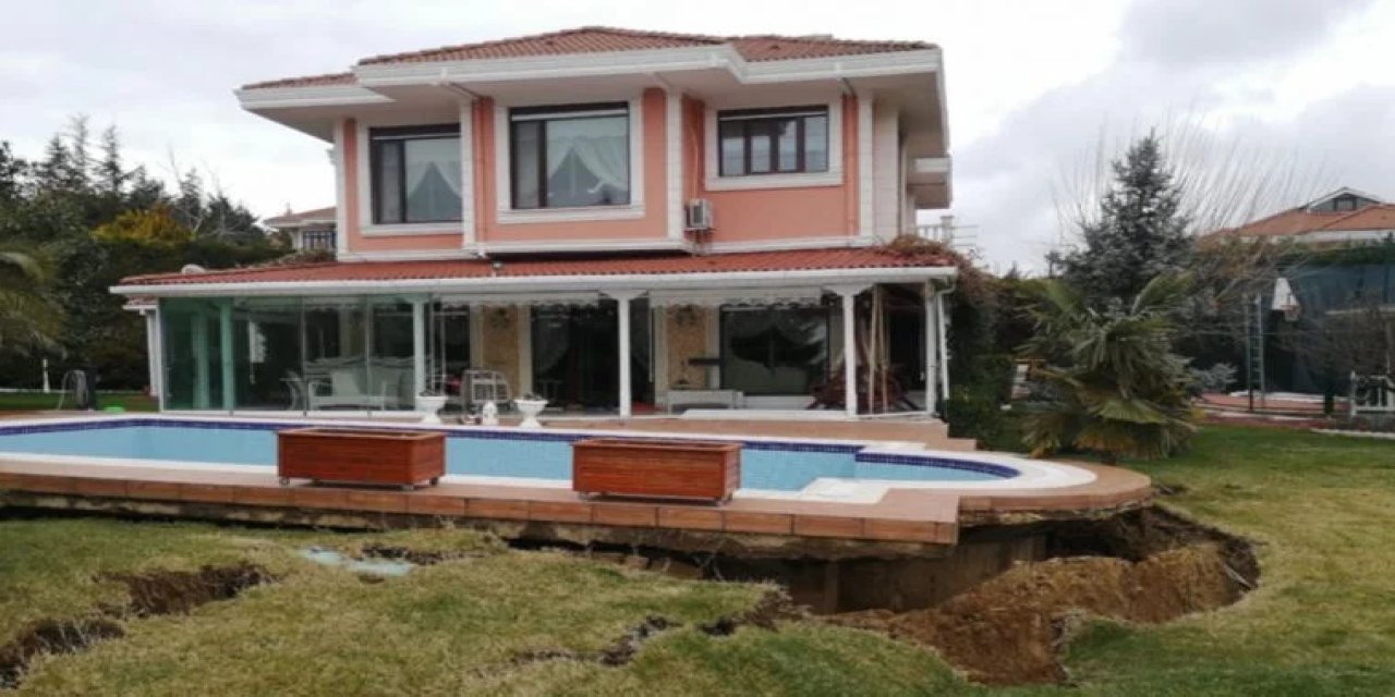 Büyükçekmece'deki milyonluk sitede 'yarık' paniği: "Her gün 10 santim kayıyor"