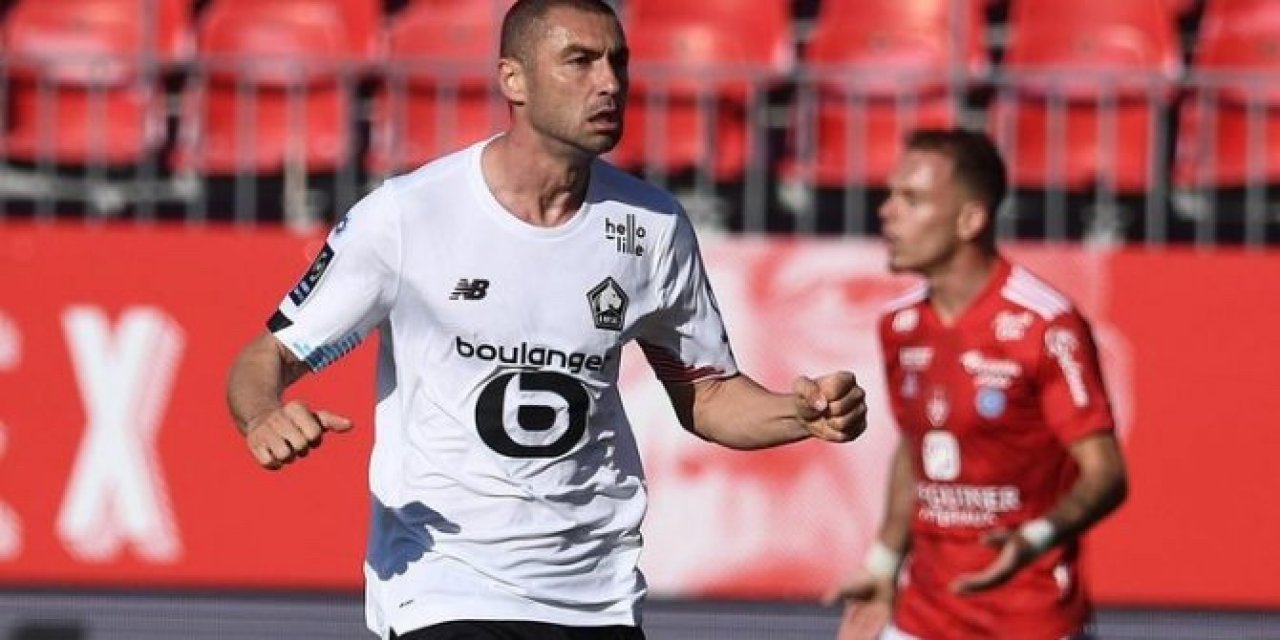 Brest maçında Burak Yılmaz 2 gol attı ama Lille'e yetmedi
