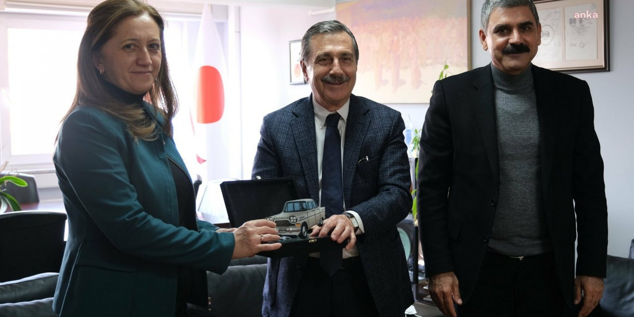 Tepebaşı Belediye Başkanı Ataç'tan DİSK Genel Başkanı Çerkezoğlu'na ziyaret