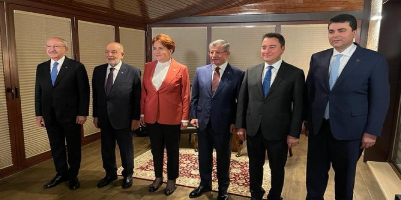 6 muhalefet partisi liderinin tarihi zirvesinin ardından Ankara'daki kritik toplantının tarihi açıklandı