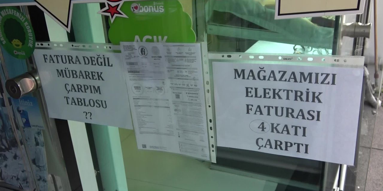 Esnafın elektrik zammı tepkisi: "Fatura değil mübarek çarpım tablosu"