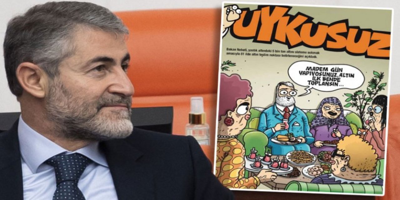 Bakan Nebati, Uykusuz'un 'altın günü' kapağına gülmüş: "Çok zekice ve komik, bunlar hayatın hoş yanları"