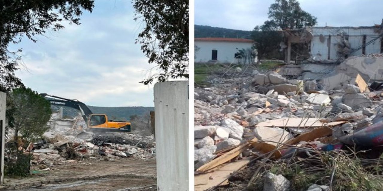 DHMİ sosyal tesisin binaları yıkılıyor: Ensar Vakfı'na tahsis edilmiş