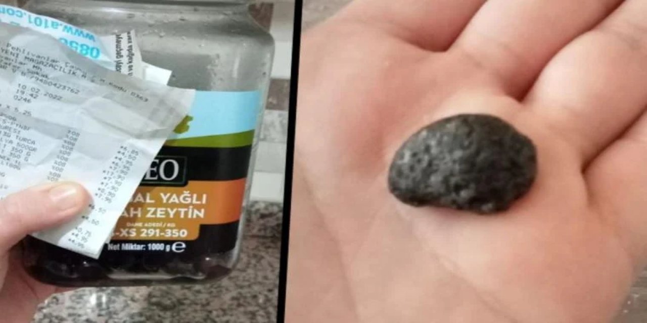 Kahvaltıya başlamadan fark ettiler: "Zeytin yerine de taş yer olduk"
