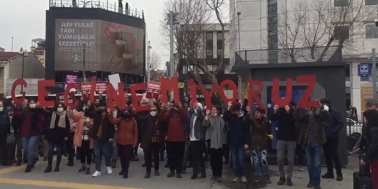 Halk sokağa indi: İstanbul’da ‘geçinemiyoruz’ eylemi