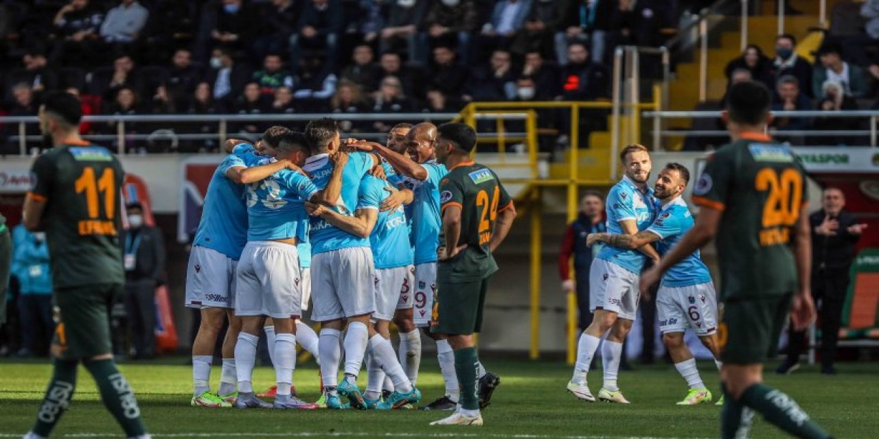 Alanyaspor-Trabzonspor maçının kazananı belli oldu